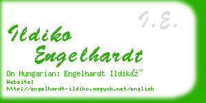 ildiko engelhardt business card